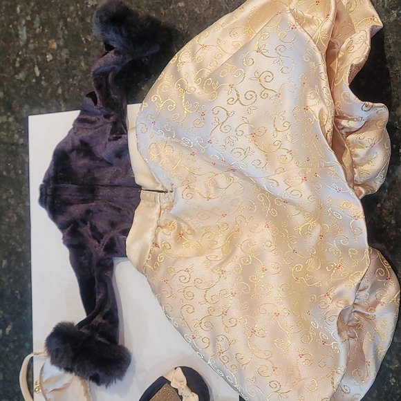 American Girl Midnight Holly Outfit, Dress, Shoes, HTF Purse - Picture 6 of 9